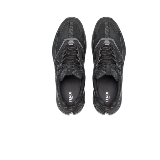 Faster Ff-Embossed Detailed Low-Top Sneakers