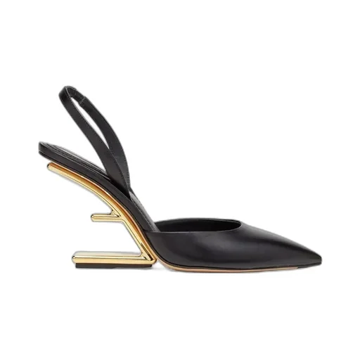 Slingback Tapered Toe Pumps
