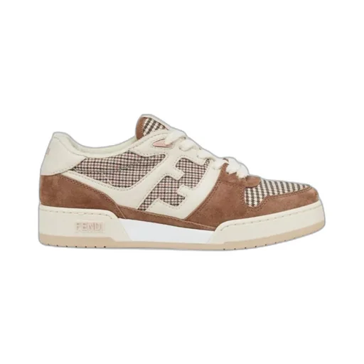 Brown Suede Low-Tops
