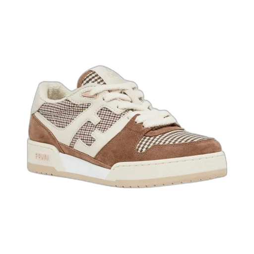 Brown Suede Low-Tops