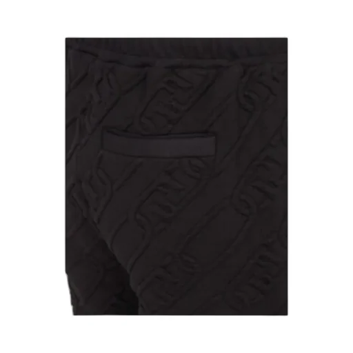 O'lock Oversized Diagonal Motif Trackpants