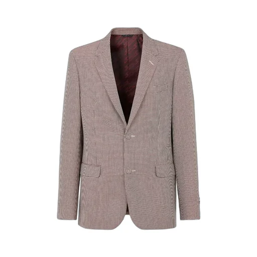 Wool Houndstooth Blazer