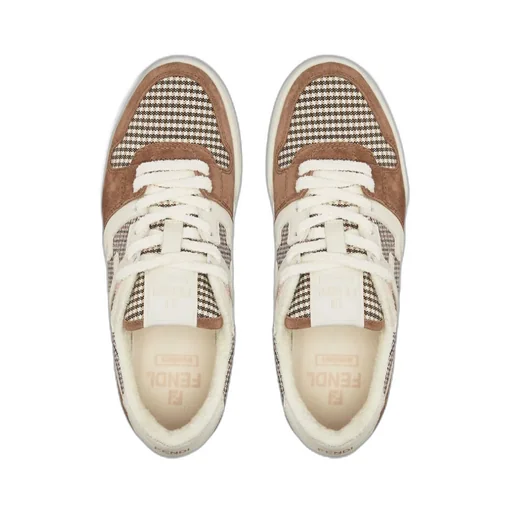 Brown Suede Low-Tops
