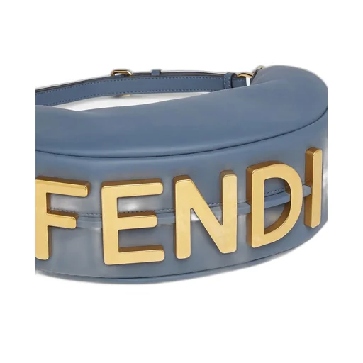 Fendigraphy Zipped Shoulder Bag