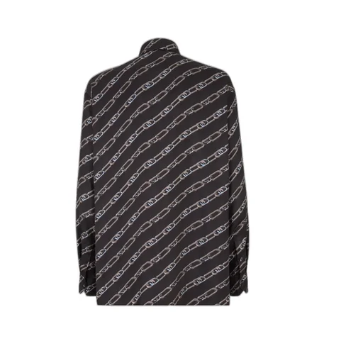 Allover Chain Motif Printed Shirt