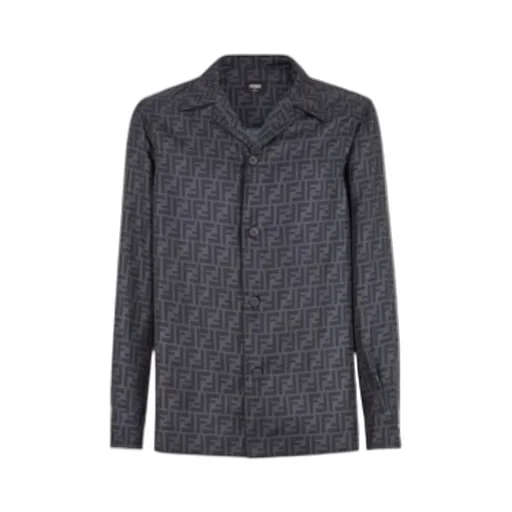 Monogram Printed Long Sleeved Shirt