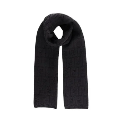 Monogram-Pattern Scarf