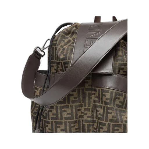 Ff Motif Drawstring Backpack