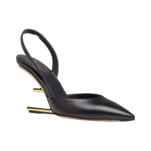 Slingback Tapered Toe Pumps