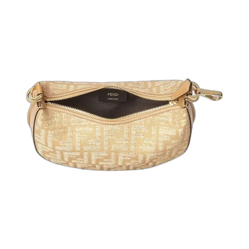 Fendigraphy Logo Lettering Mini Hobo Bag