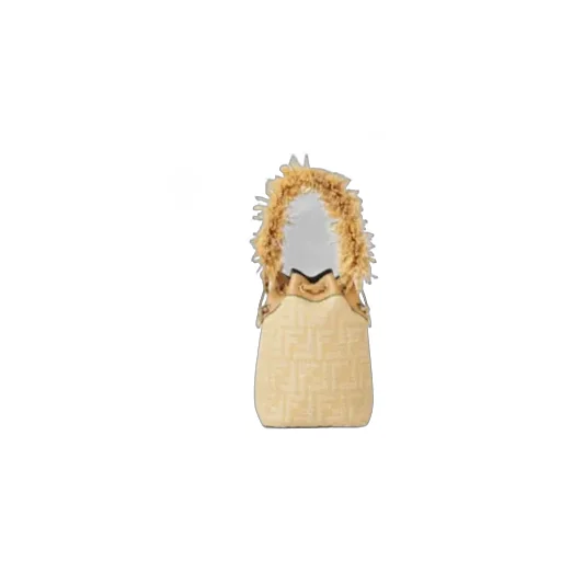Mon Tresor Ff Jacquard Drawstring Bucket Bag