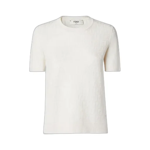 Ff Jacquard Crewneck T-Shirt