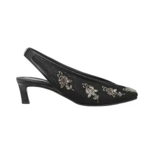Slingbacks Embroidered Pumps