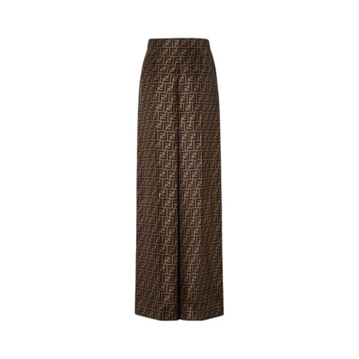 Ff Motif Wide Leg Trousers