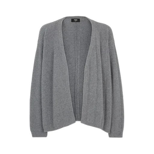 Open Front Knitted Cardigan