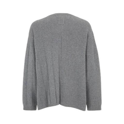 Open Front Knitted Cardigan