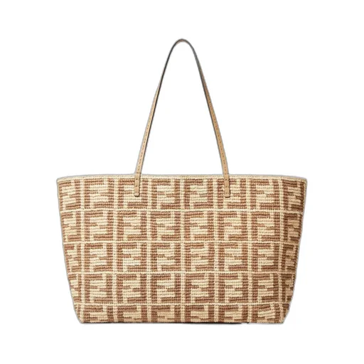 Large Roll Ff Crochet Tote Bag