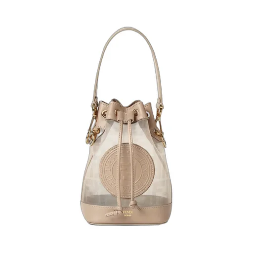 Mon Tresor Drawstring Mini Bucket Bag