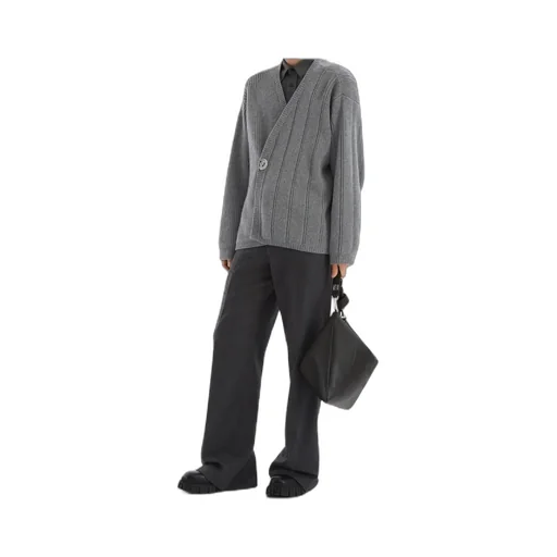 Open Front Knitted Cardigan
