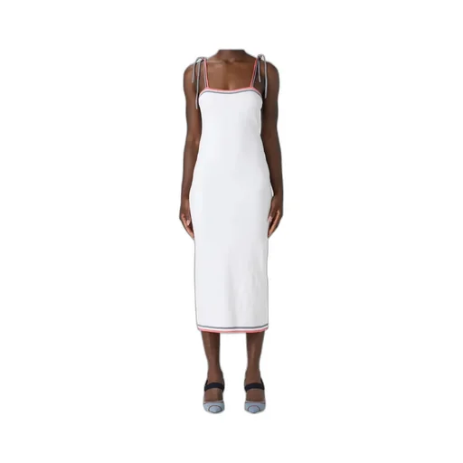 Classic Print Midi Dress