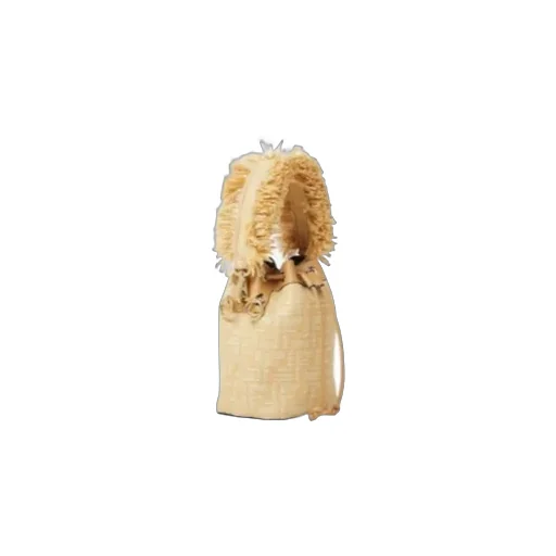Mon Tresor Ff Jacquard Drawstring Bucket Bag