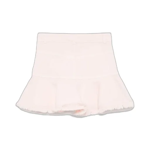 Ff-Patch Ruffled Hem Skirt