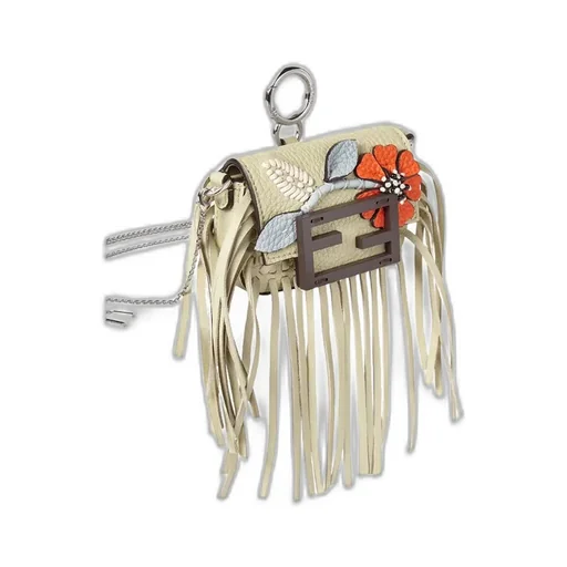 Multicolor Cuoio Romano Leather Charm