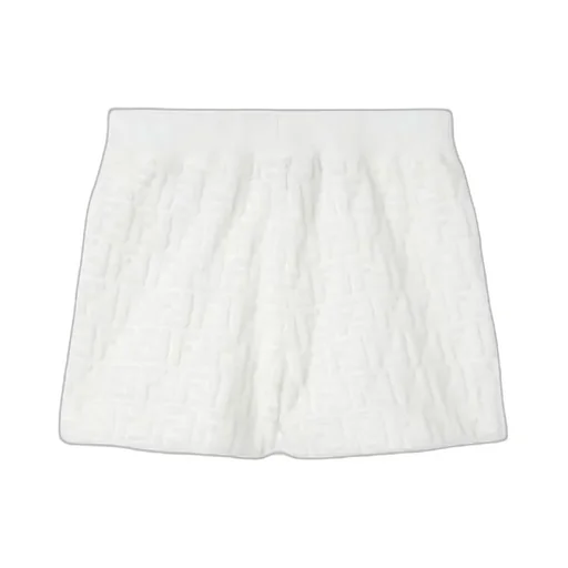 Terry Baby Bermuda Shorts With Ff Logo