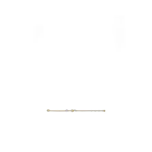 Metal Bracelet With Pearls