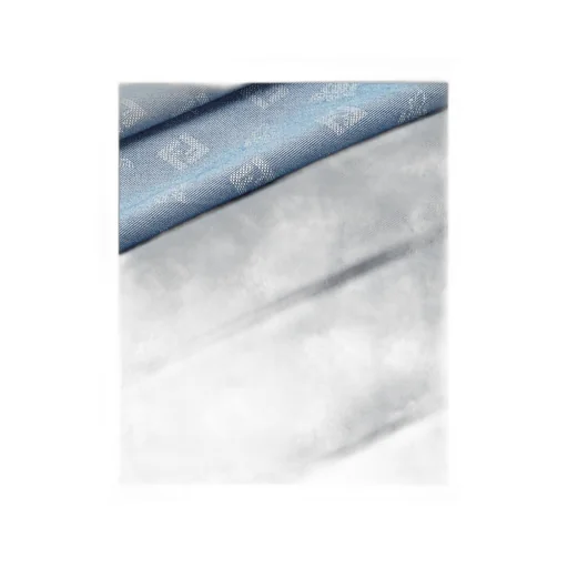Ff Jacquard Frayed-Edge Scarf
