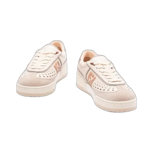 Fendi Match Lace-Up Sneakers
