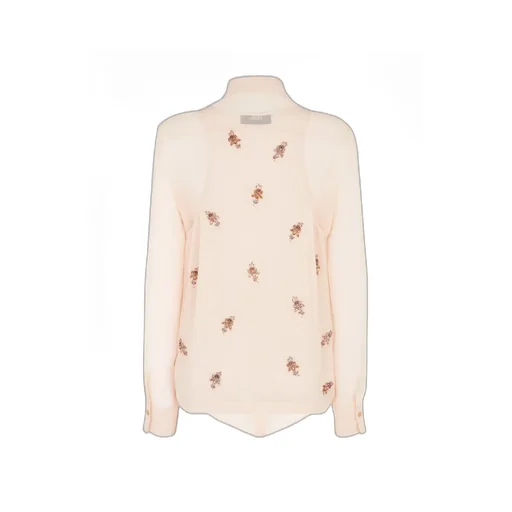 Floral Embellished Long Sleeved Top