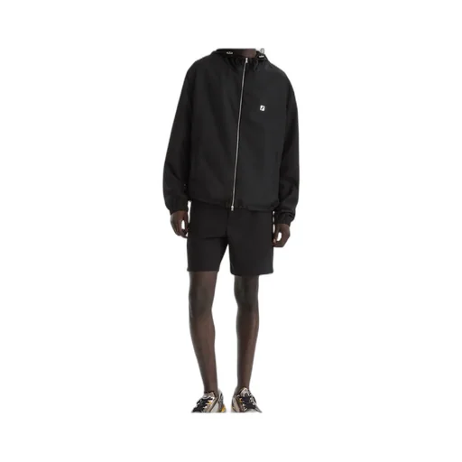 Ff Hooded Drawstring Jacket