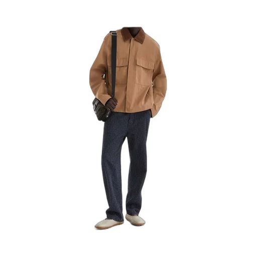 Long Sleeved Topstitched Jacket