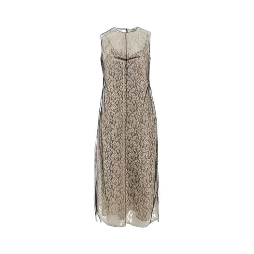 Floral Lace Detailed Sleeveless Dress