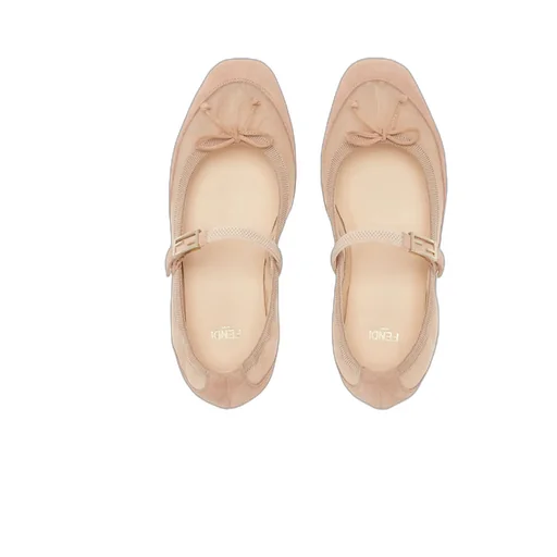 Baguette Mesh Ballet Flats