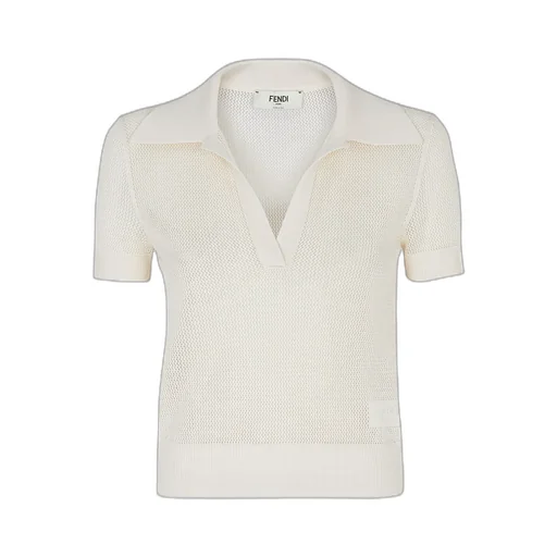 Silk Mesh Polo Shirt