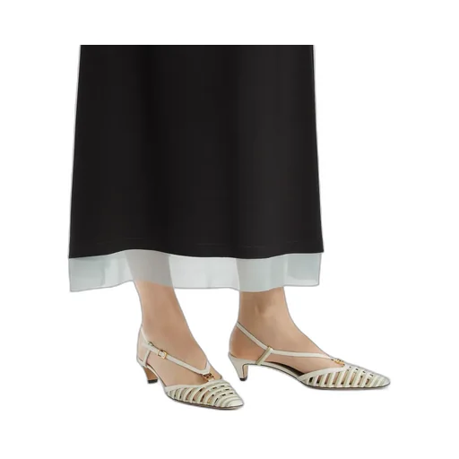 Ffold Low-Heeled Slingback Pumps