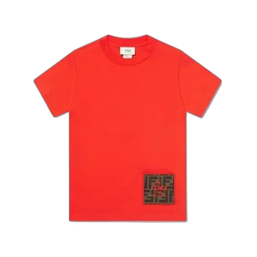 Logo Patch Crewneck T-Shirt
