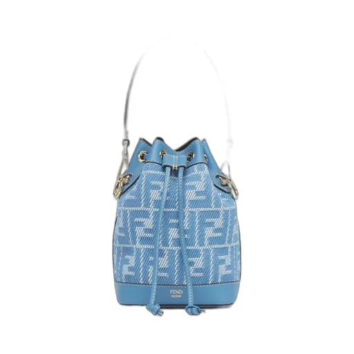 Mon Tresor Ff Jacquard Mini Bucket Bag