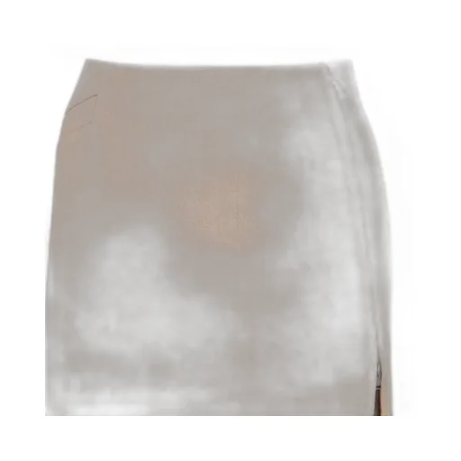 Straight-Cut Midi Skirt