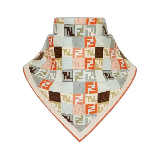 Monogrammed Square Scarf