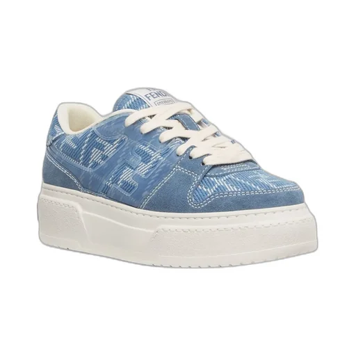 Fendi Match Panelled Low-Top Sneakers