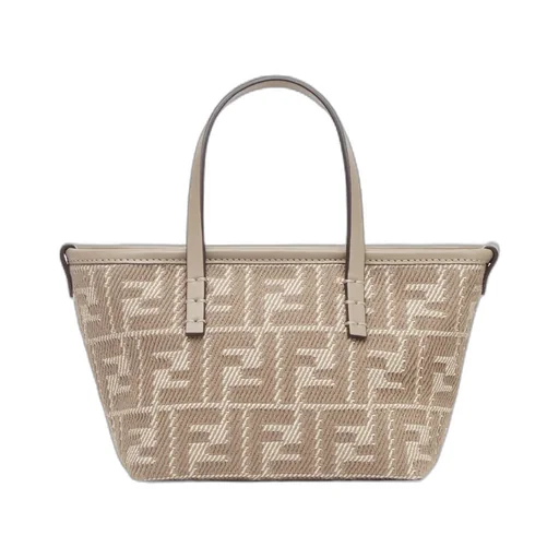 Roll Mini Ff Jacquard Mini Tote Bag