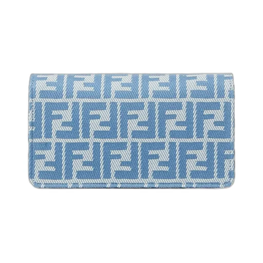 Baguette Ff-Jacquard Chained Wallet
