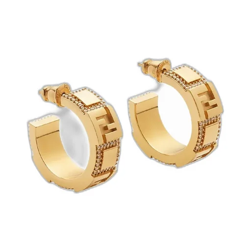 Forever Fendi Embellished Earrings