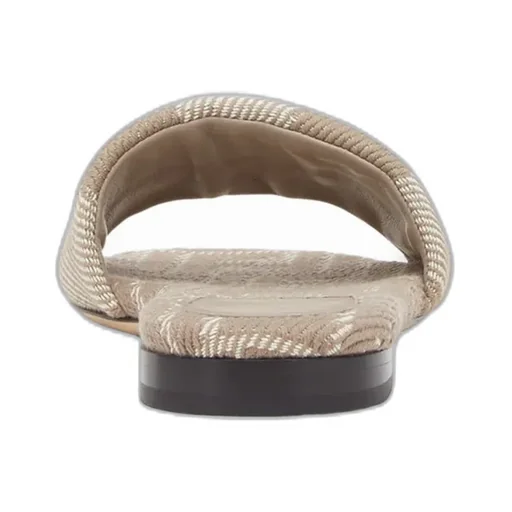 Sunshine Denim-Effect Jacquard Slides