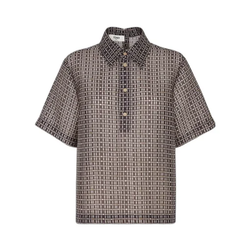 Short Sleeved Mesh Boxy Shirt