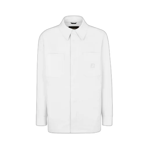 Logo Embroidered Collared Jacket