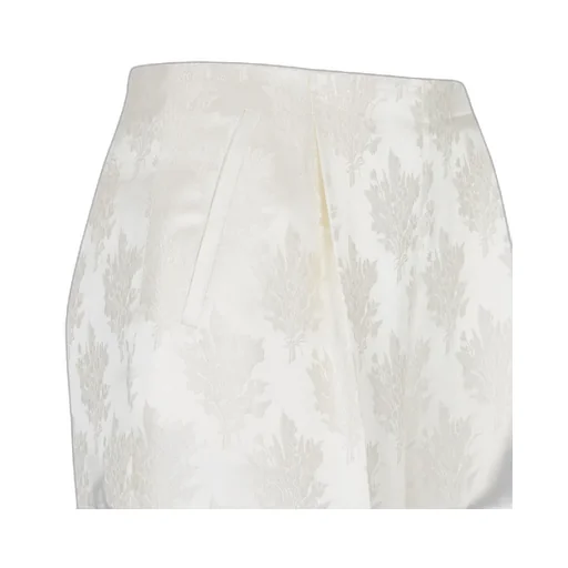 Floral Motif Wide-Leg Trouser